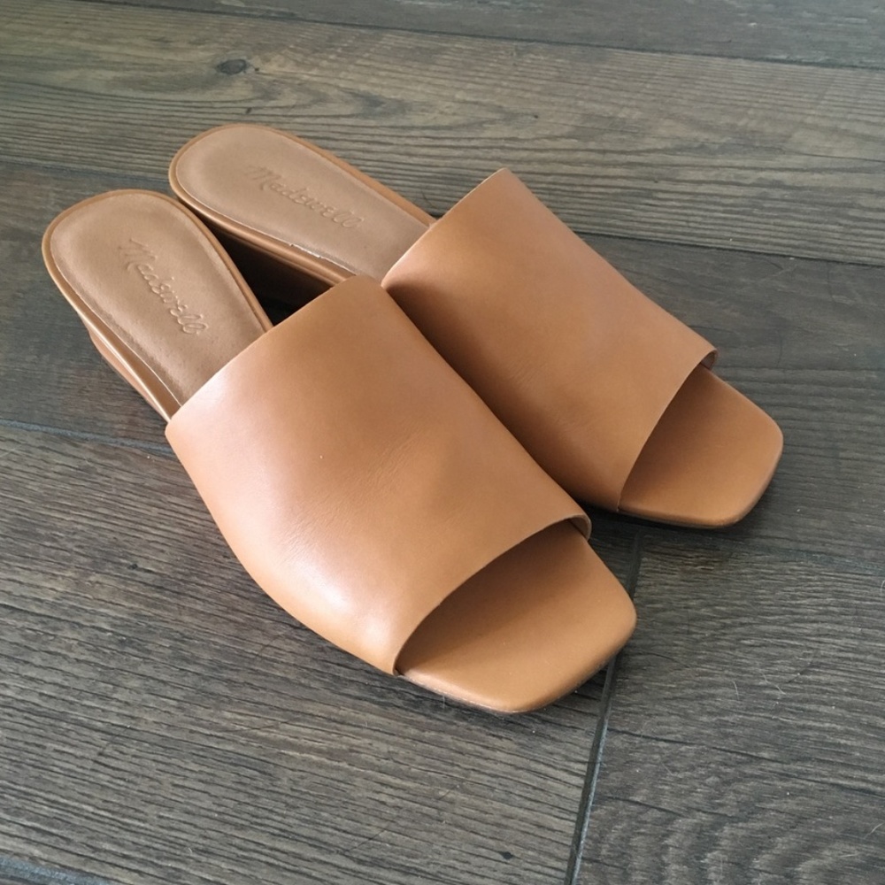 Madewell The Stacey Wedge Mule